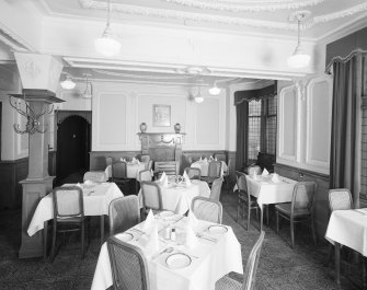 Uddingston.  Main Street. Tunnock's Tea Room. Interior.
View of first floor tea room.