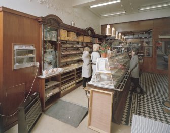 Uddingston.  Main Street. Tunnock's Tea Room. Interior.
General view of shop.