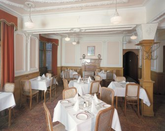 Uddingston.  Main Street. Tunnock's Tea Room. Interior.
View of first floor tea room.