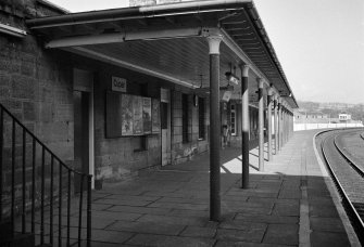 Cupar Railway Station C.i. Verandah to platform, N E Fife, Fife