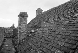 Kilravock Castle, roof, Croy and Dalcross parish, Nairn, Highlands