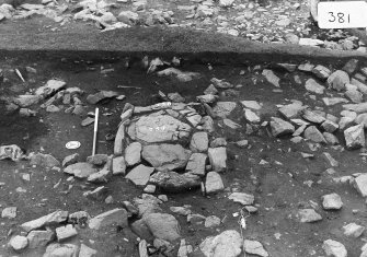 Kebister excavation archive
36 negatives of the settlement (Area III and Cutting B): 
1-5: Area III/ II - overview.
7-10: Contractors' section line.
11-12: Cutting B - contexts 503 & 504.
13-16: Area III - general view, with 752.
17-19: Area III - detailed 
20-21: Area III - context 753.
22-25: Cutting B - after removal of wall 503, showing 505-507.
26-27: Area III - drain fill 755 and capstone 754.
28-29: Area III - square feature (contexts 758 & 759).
30-34: Area III - 760 in NW and SW corners.
35-37: Working shots.