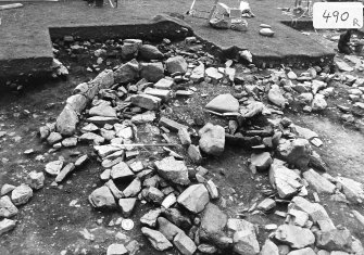 Kebister excavation archive 
34 negatives of the settlement (Area II):
4-7: Area II - wall 676, outside face.
8-9: Area II - contexts 672 & 668 (N drain).
10-12: Area III - hearth (contexts 826 & 827) and context 830.
13-15: Area II - pit 708 with fill 707, and wall 676.
16-20: Area II - drain capstones 668.
21-29: Area III - contexts 831 (hearth), 832, 833 and 825 (flue 'uprights').
30-36: Area III - general view of the structure.
37: Area III - wall 793 & contexts 805 & 806.