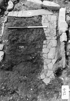 Kebister excavation archive 
37 negatives of the settlement (Area II and III) and various features identified by the archaeological survey, including MF4:
1-2: Area III - wall 793 and contexts 805 & 806.
3-6: Area II - contexts 705, 721, 672, 636 & 579.
7-8: Clearance cairn 13 (feature no 17), taken from the W.
9-10: Clearance cairn 12 (feature no 18), taken from the W.
11-12: Clearance cairn 11 (feature no 19), taken from the S.
13-14: Clearance cairn 10 (feature no 38), taken from the W.
15-18: Clearance cairn 9 (feature no 39), taken from the W & N.
19: Rig and furrow cultivation no 2 (feature no 5), taken from the S.
20-25: Misc feature 4 - contains cists, pits and cremated bone.
26-28: Clearance cairn 17 (feature no 26), taken from the NW & SE.
29-30: Enclosure 7 (feature no 25), taken from the N.
31-32: Rig and furrow cultivation no 6 (feature no 20), taken from the E.
34-35: Area III - context 847.
36-37: Area II - drain side stones (669) and cut 672. Eastern end.