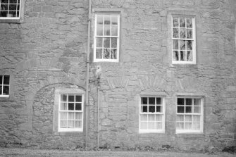 Amisfield House and Tower, stonework on north elevation, Tinwald parish
