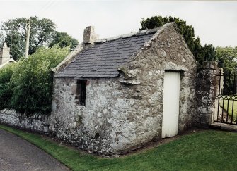 View of watch-house at gate from the south