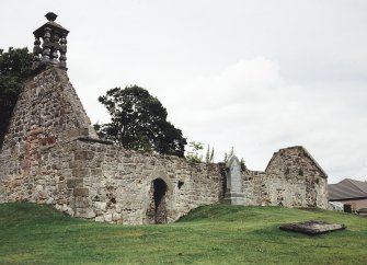 View of church from SW.