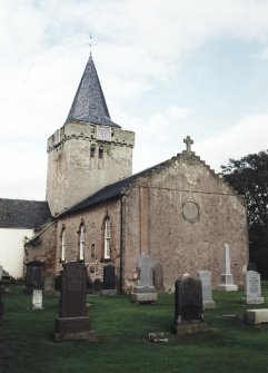 View of church from east