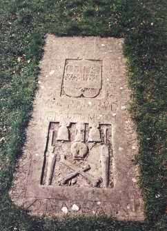 Detail of grave slab.