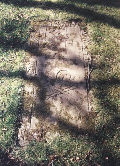 Detail of grave slab.