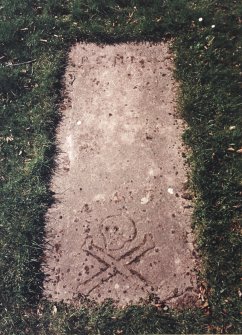 Detail of grave slab.