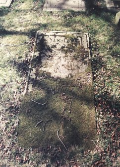 Detail of grave slab.