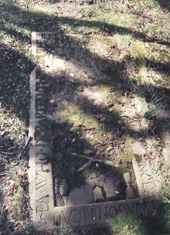 Detail of grave slab.