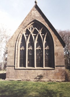 View of W gable from SW.