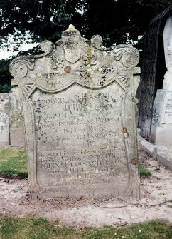 Detail of headstone.