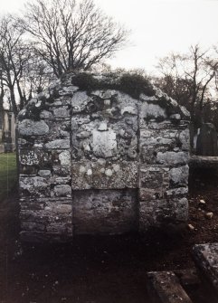 Detail of headstone.