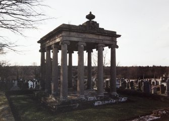 General view of tomb.