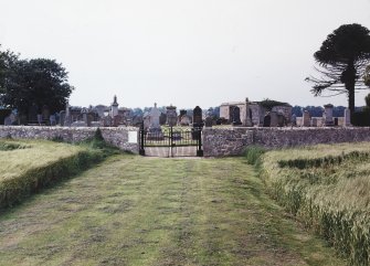 General view of burial ground.
