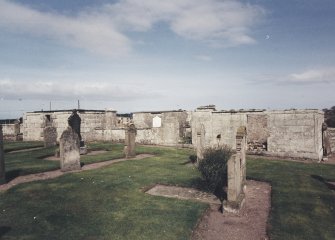 General view of churchyard.