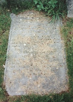 Detail of grave slab.