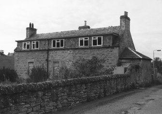 View of Lochloy Road, Merryton farmhouse from east