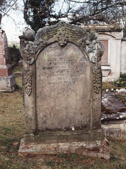 View of headstone to John McLeod.