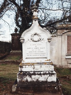 View of memorial to James Sharp.