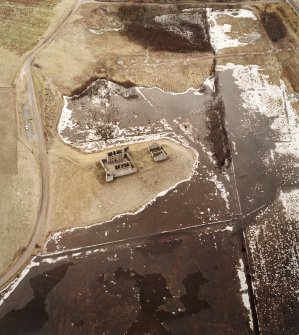 Ruthven Barracks, oblique aerial view, taken from the NE.