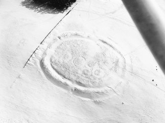 Braidwood, settlement: air photograph under snow.