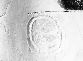 Braidwood, settlement: air photograph under snow.