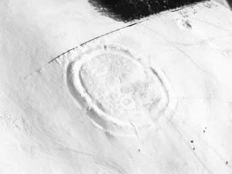 Braidwood, settlement: air photograph under snow.