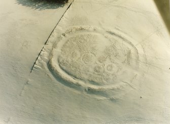 Braidwood, settlement: air photograph under snow.