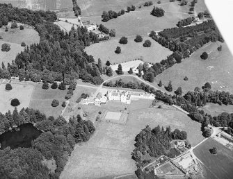 Blair Castle.
General aerial view.