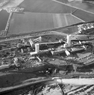 Aerial view of Seafield Colliery