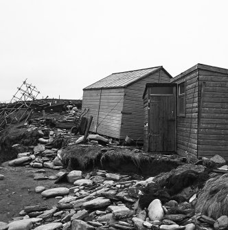 Area 1: After the Hurricane - Site Huts.