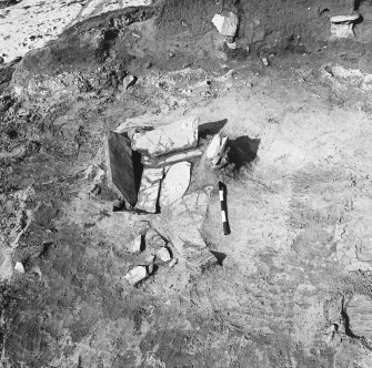 Area 1: Norse cist after removal of skeleton.