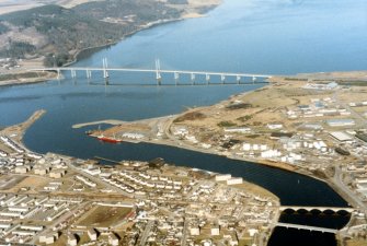 Aerial view of Inverness, looking NE.