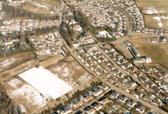 Aerial view of Lochardil, Inverness, looking NE.