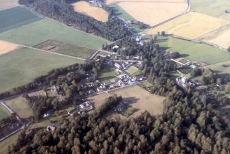 Aerial view of Cawdor near Inverness, looking N.