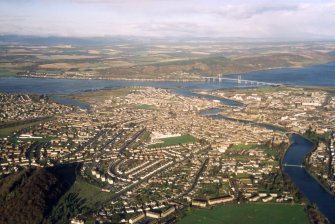 Aerial view of Inverness, looking NE.