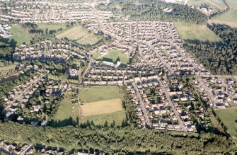 Aerial view of Lochardil, Inverness, looking E.