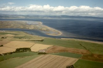 Aerial view of Inver and Morrich More, Easter Ross, looking S.