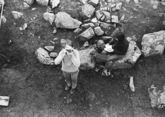 Excavation photograph (see the Black & White Register, 2nd book of MS/139/4).