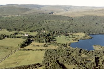 An oblique aerial view of Moy Estate, Inverness-shire, Looking NE.