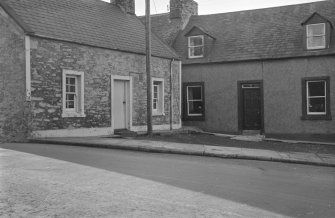 View of nos 133 and 137 George Street, Whithorn, from south.