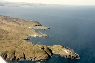 Aerial view of Ardnamurchan Point, Wester Ross, looking S.