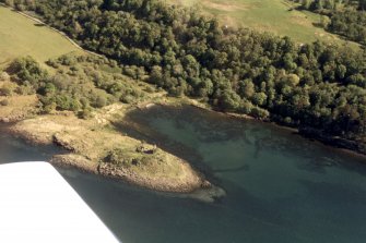 Aerial view of Casteal nan Con, Morvern, Wester Ross, looking NE.