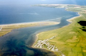 Aerial view of Inver, Tain, looking E.