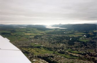 Aerial view of South Inverness, looking SW.