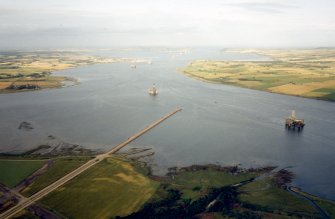 Aerial view of Cromarty Firth, looking NE.